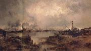Thomas Moran Lower Manhattan From Communipaw oil painting picture wholesale